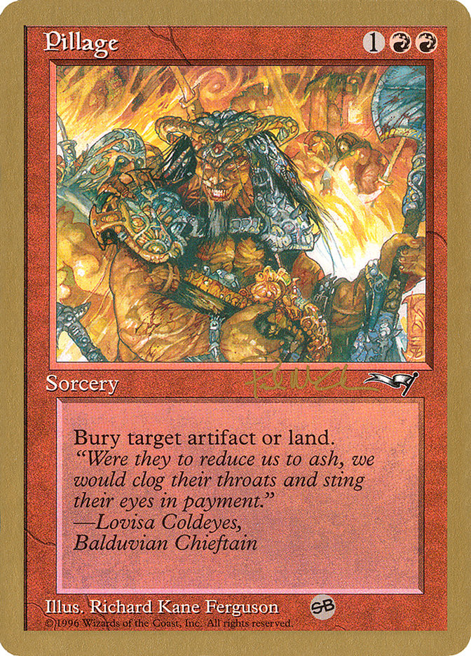 Pillage - 1997 Paul McCabe (ALL) (SB) [World Championship Decks]