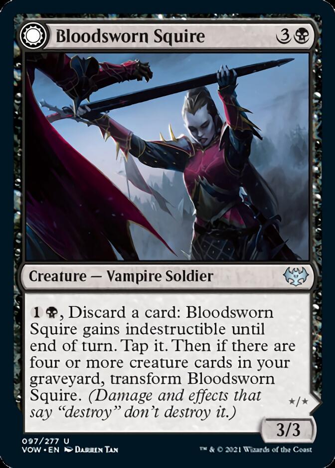 Bloodsworn Squire (97) [Innistrad: Crimson Vow]