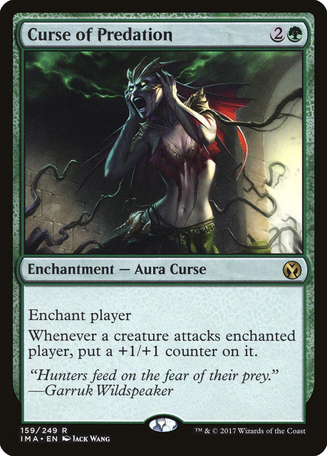 Curse of Predation (159) [Iconic Masters]
