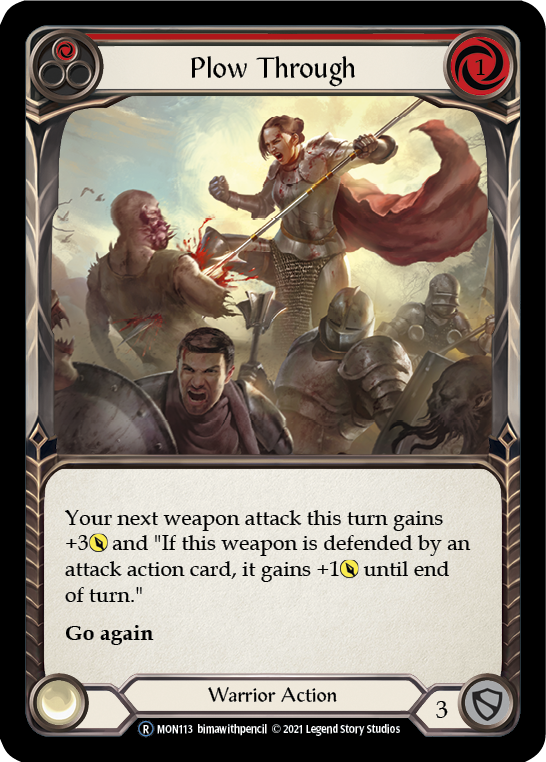 Plow Through (Red) (MON113) [Monarch]
