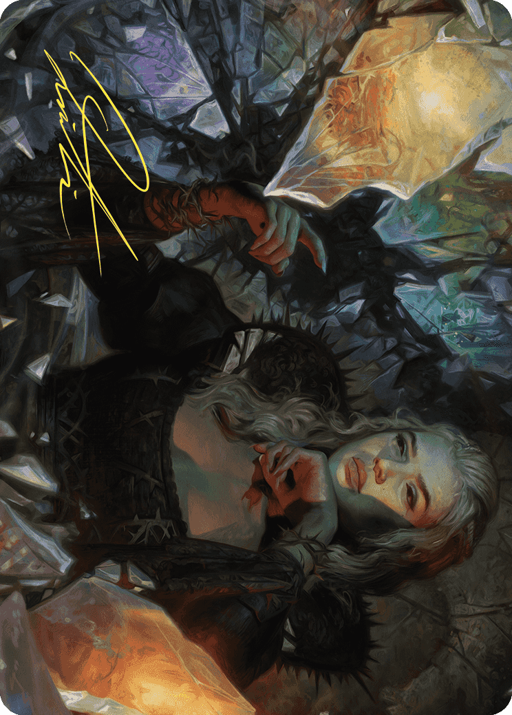 Prophetic Prism Art Card (Gold-Stamped Signature) (45) [Art Series: Wilds of Eldraine]