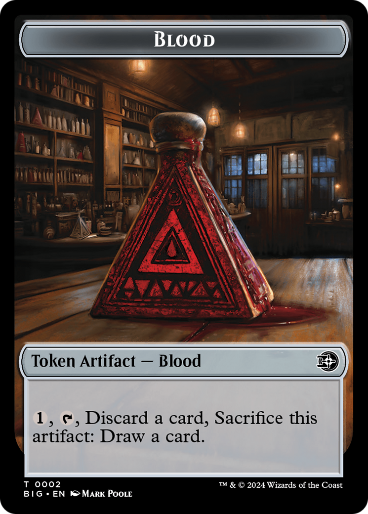Blood Token (2) [Outlaws of Thunder Junction: The Big Score]