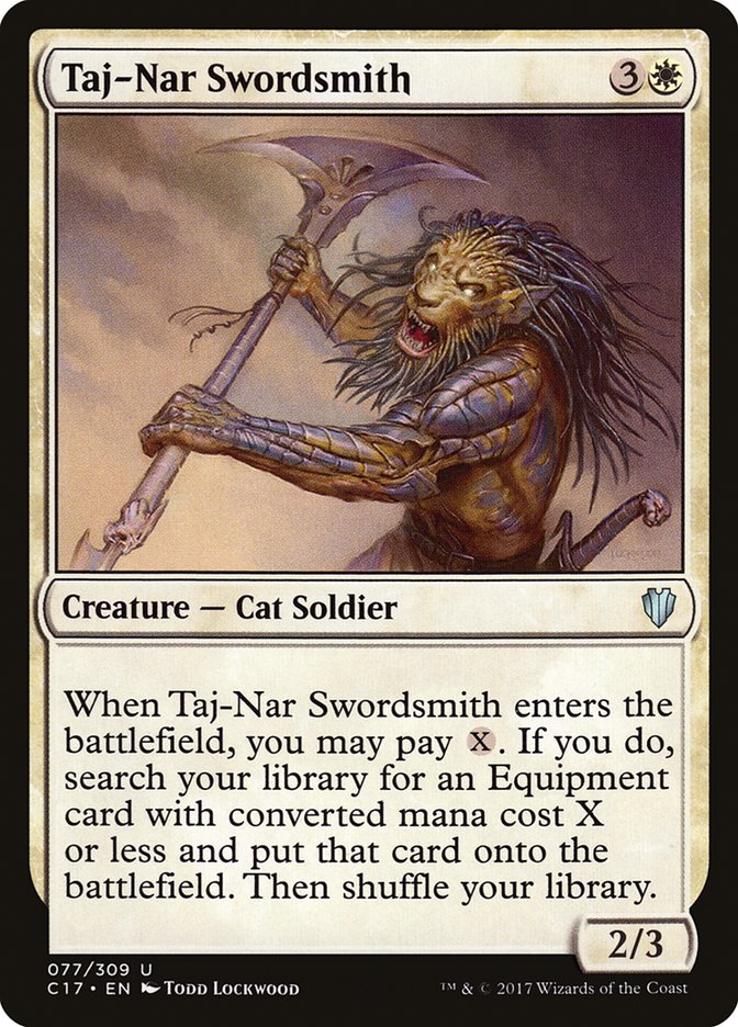 Taj-Nar Swordsmith (77) [Commander 2017]