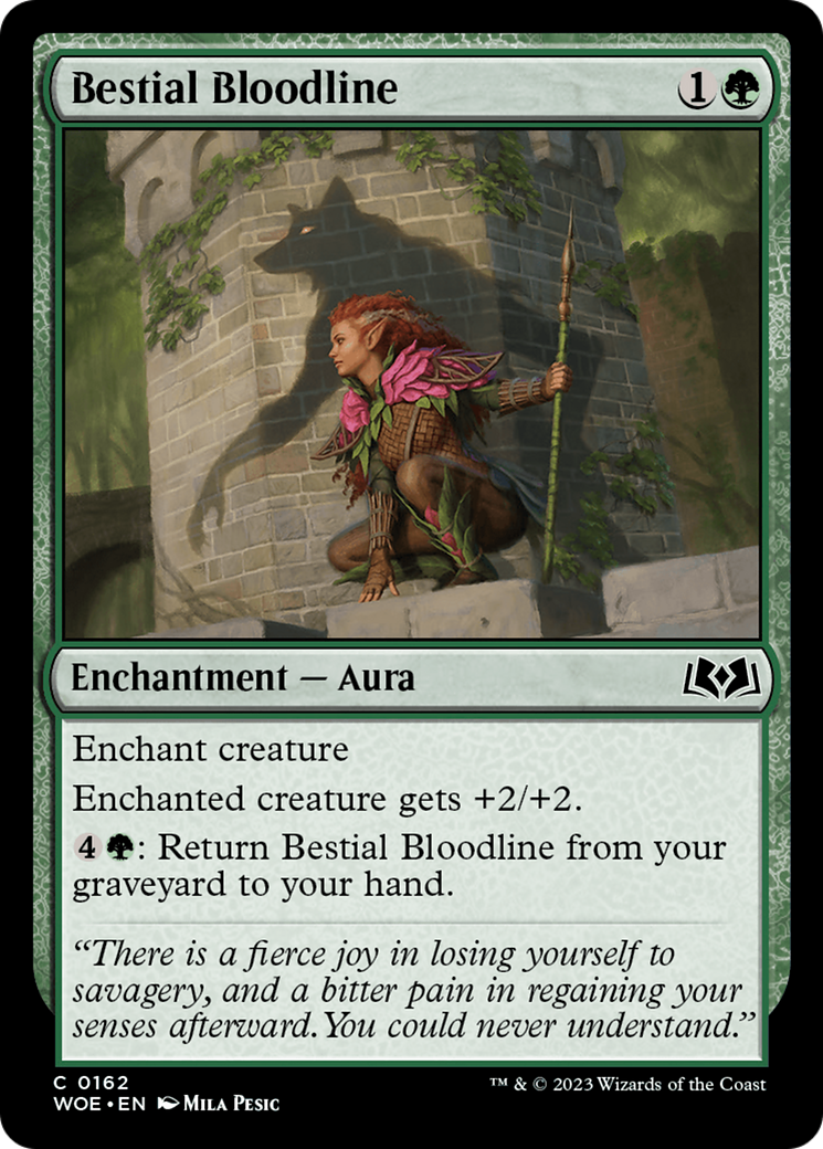 Bestial Bloodline (162) [Wilds of Eldraine]