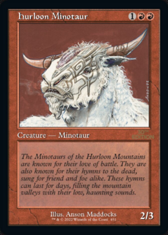 Hurloon Minotaur (Retro Frame) (451) [30th Anniversary Edition]