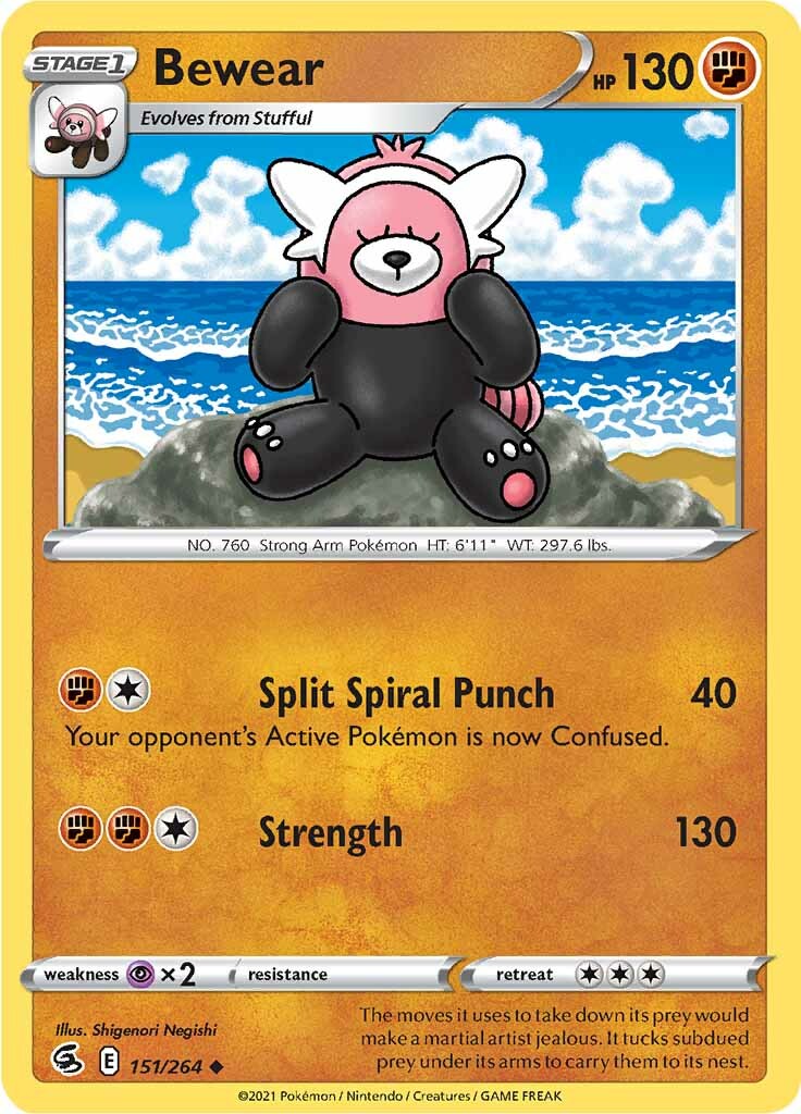 Bewear (151/264) [SWSH08: Fusion Strike]