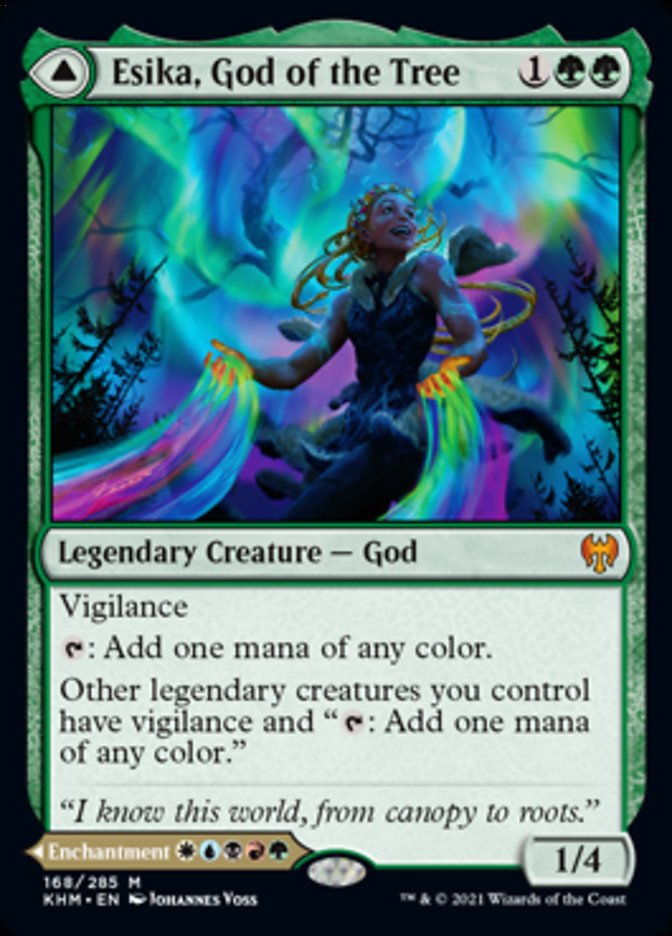 Esika, God of the Tree (168) [Kaldheim]