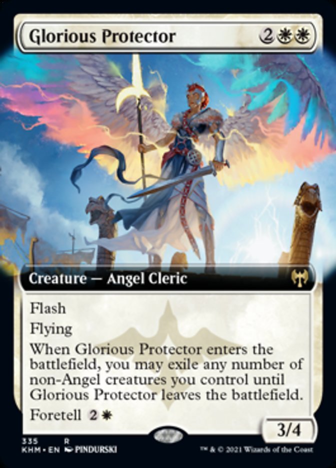 Glorious Protector (Extended Art) (335) [Kaldheim]