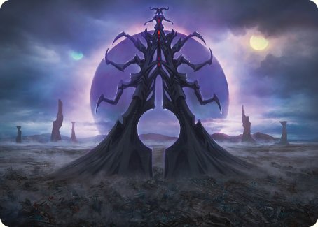 Black Sun's Twilight Art Card (19) [Art Series: Phyrexia: All Will Be One]