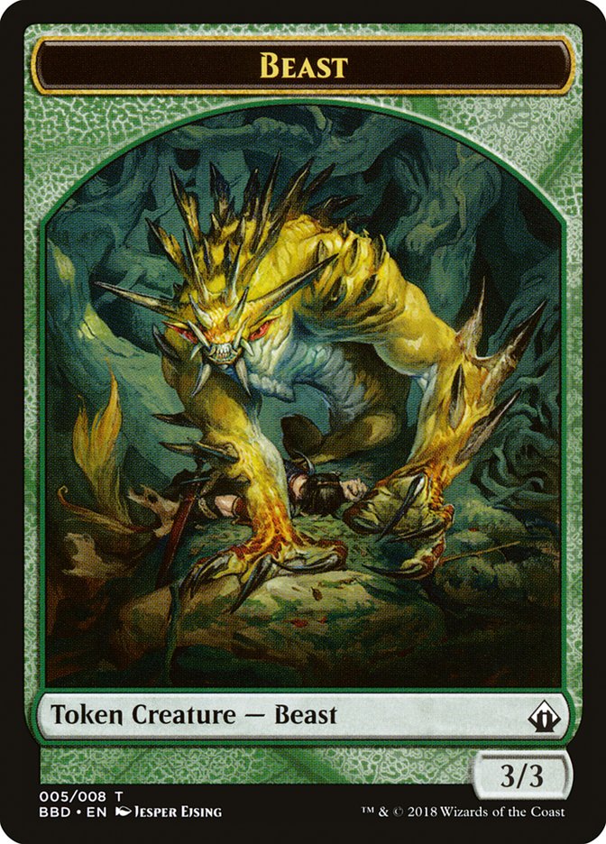 Beast Token (5) [Battlebond]
