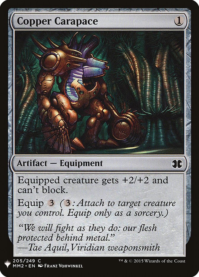 Copper Carapace (205) [The List Reprints]