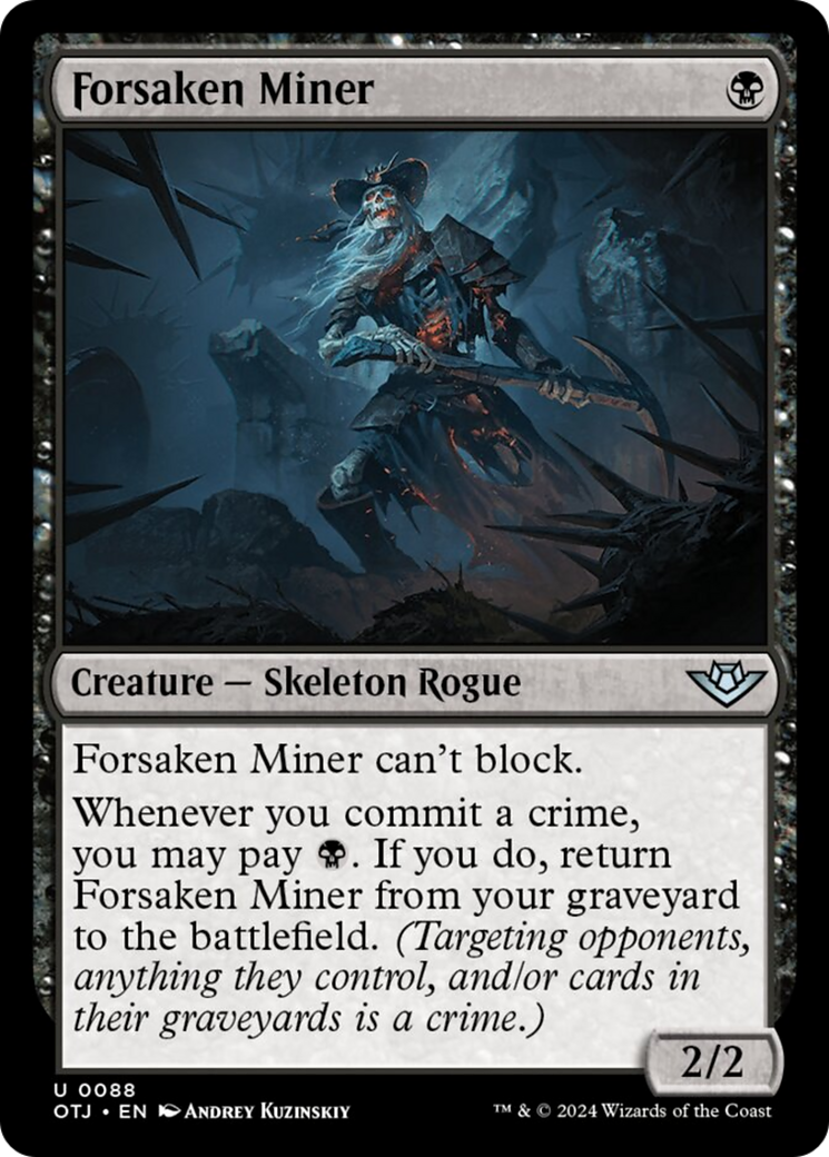 Forsaken Miner (88) [Outlaws of Thunder Junction]