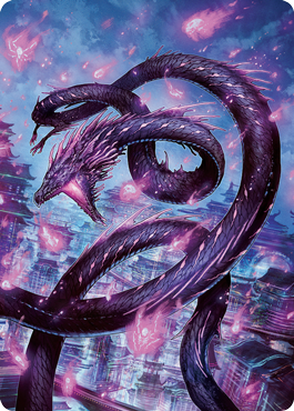 Junji, the Midnight Sky Art Card (58/81) (58) [Art Series: Kamigawa: Neon Dynasty]