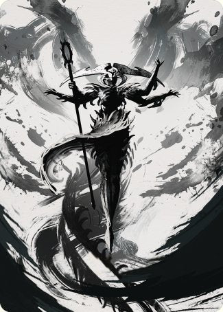 Atraxa, Grand Unifier Art Card (77/81) (77) [Art Series: Phyrexia: All Will Be One]