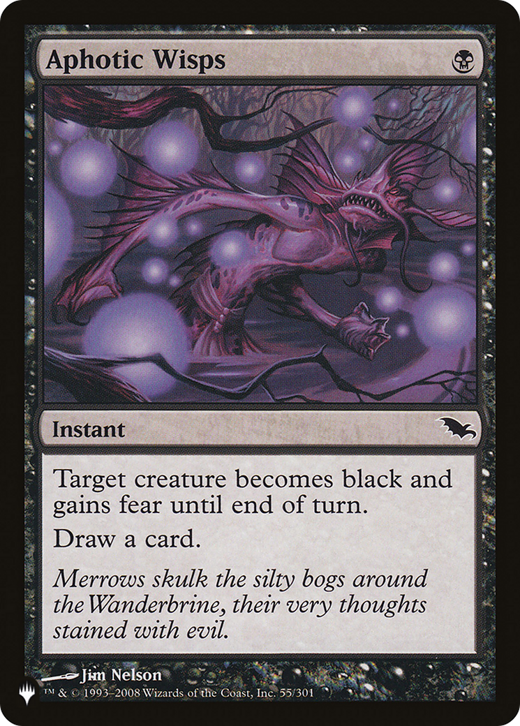 Aphotic Wisps (55/301) [The List Reprints]