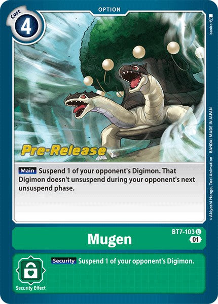 Mugen (BT7-103 U) [Next Adventure Pre-Release Cards]