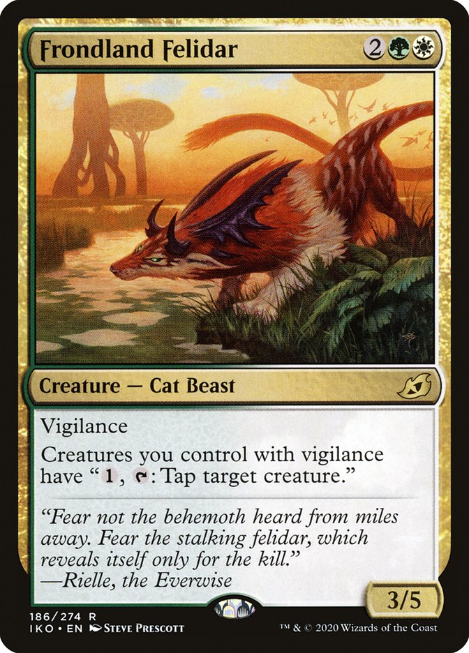 Frondland Felidar (186) [Ikoria: Lair of Behemoths]