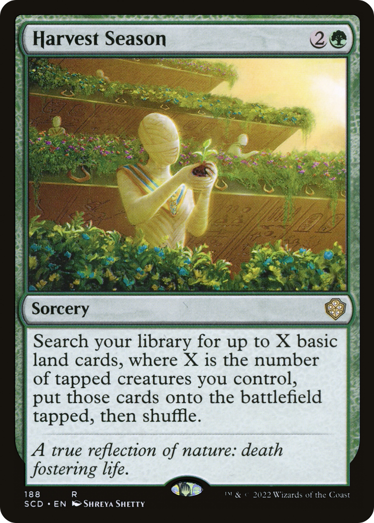Harvest Season (188) [Starter Commander Decks]