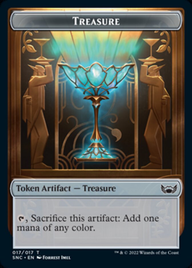 Treasure (017) // Citizen Double-Sided Token (17 // 12) [Streets of New Capenna]
