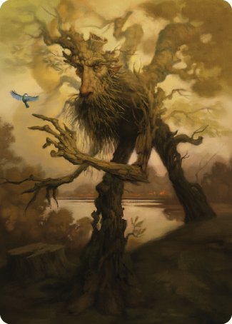 Treefolk Token Art Card (81) [Art Series: Universes Beyond: The Lord of the Rings: Tales of Middle-earth]