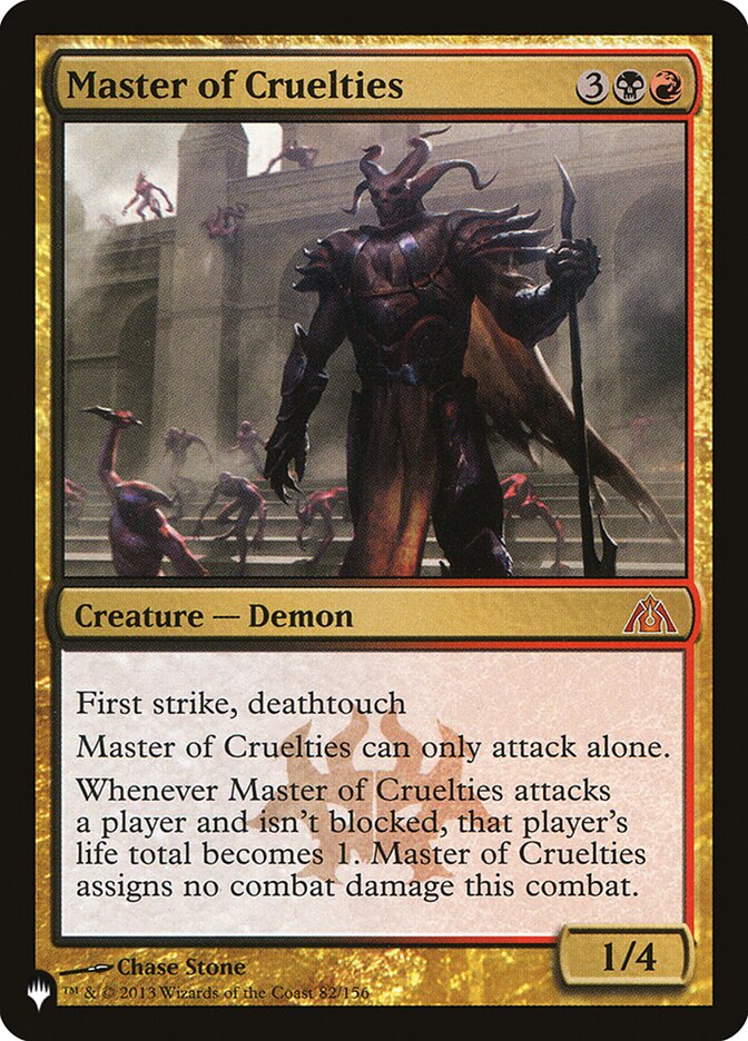 Master of Cruelties (82/156) [The List Reprints]
