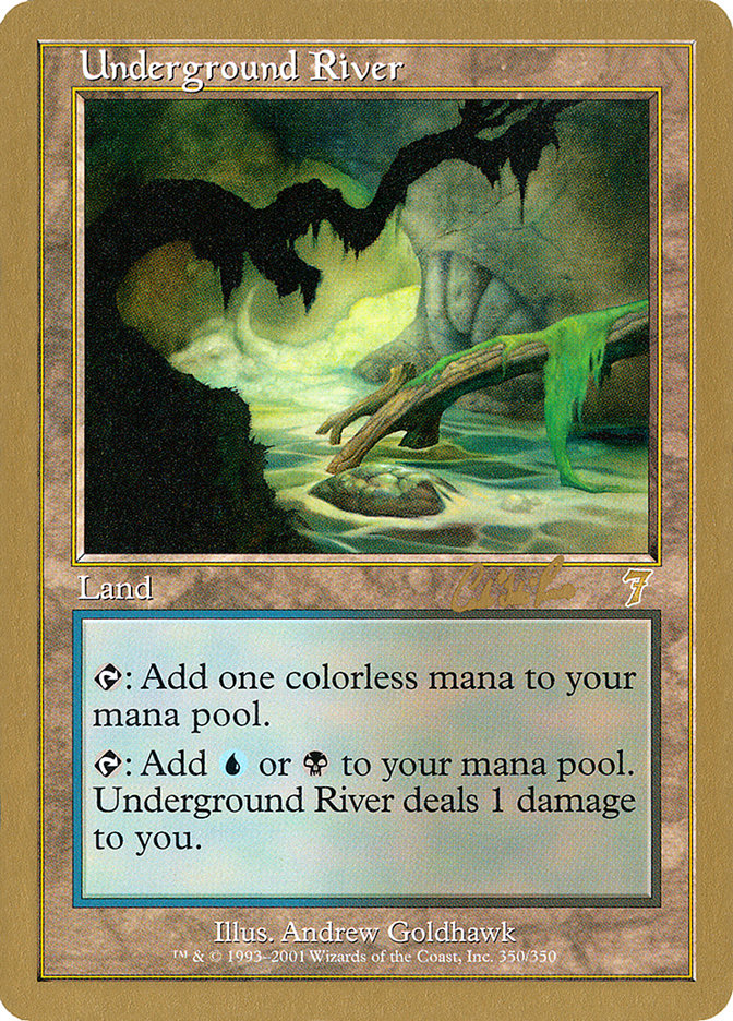 Underground River - 2002 Carlos Romao (7ED) [World Championship Decks]