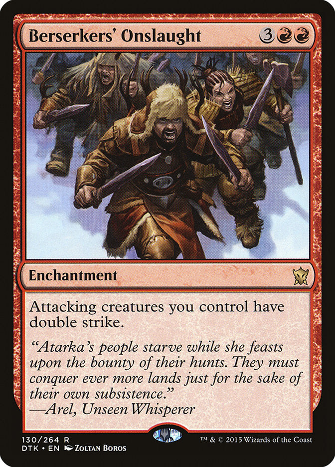 Berserkers' Onslaught (130) [Dragons of Tarkir]