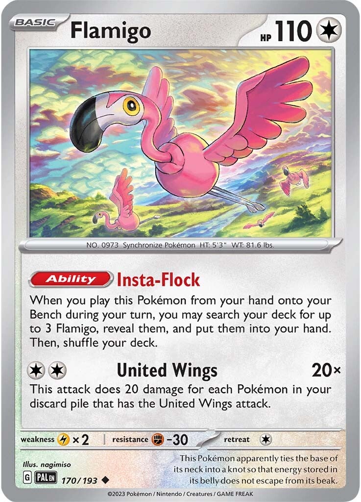 Flamigo (170/193) [SV02: Paldea Evolved]
