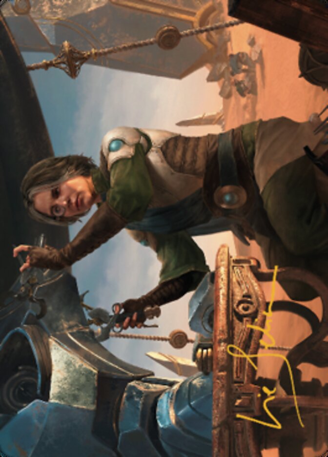 Tocasia, Dig Site Mentor Art Card (Gold-Stamped Signature) (40) [Art Series: The Brothers' War]