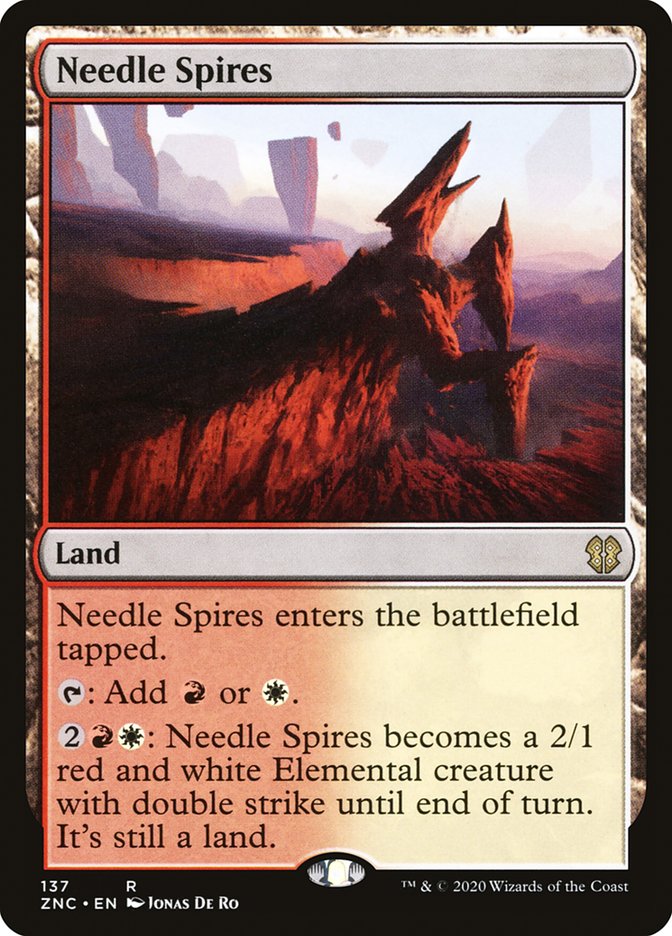 Needle Spires (137) [Commander: Zendikar Rising]