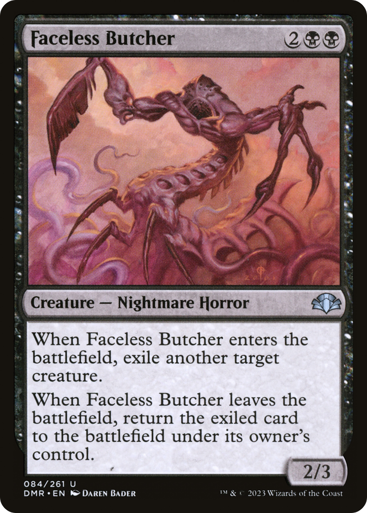 Faceless Butcher (84) [Dominaria Remastered]