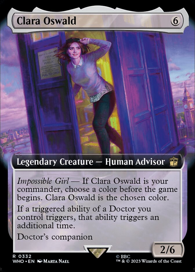 Clara Oswald (Extended Art) (332) [Universes Beyond: Doctor Who]