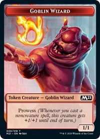 Goblin Wizard // Weird Double-Sided Token (8 // 13) [Core Set 2021]