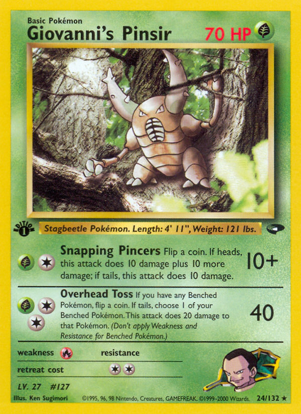 Giovanni's Pinsir (024/132) [Gym Challenge]