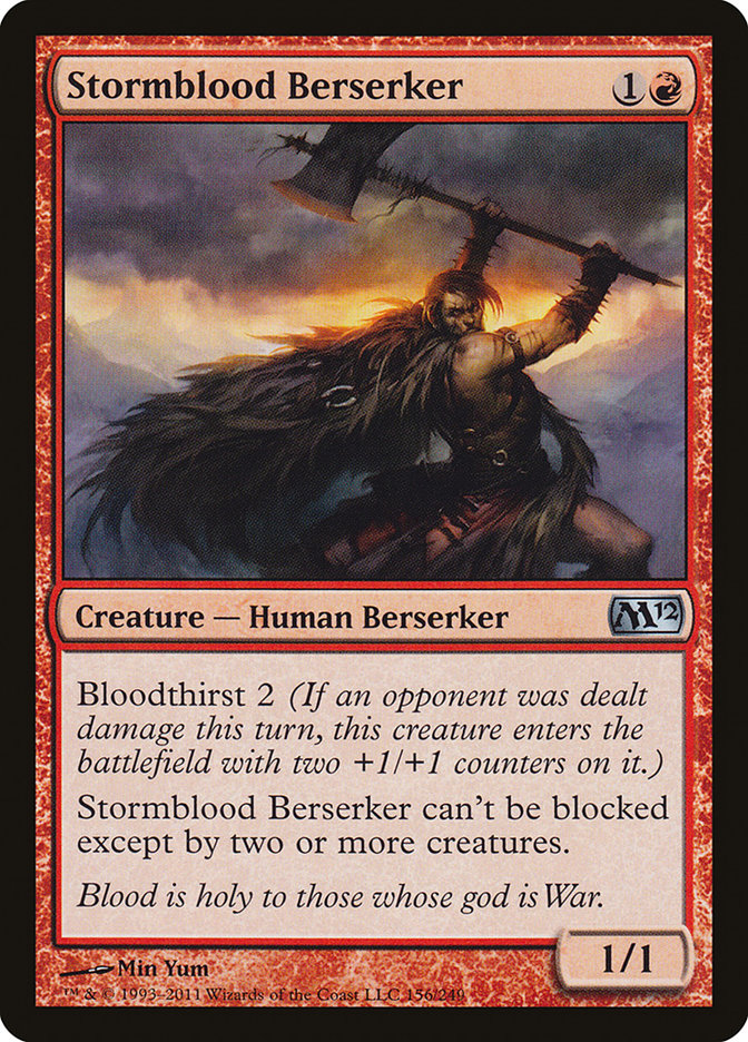 Stormblood Berserker (156) [Magic 2012 (M12)]