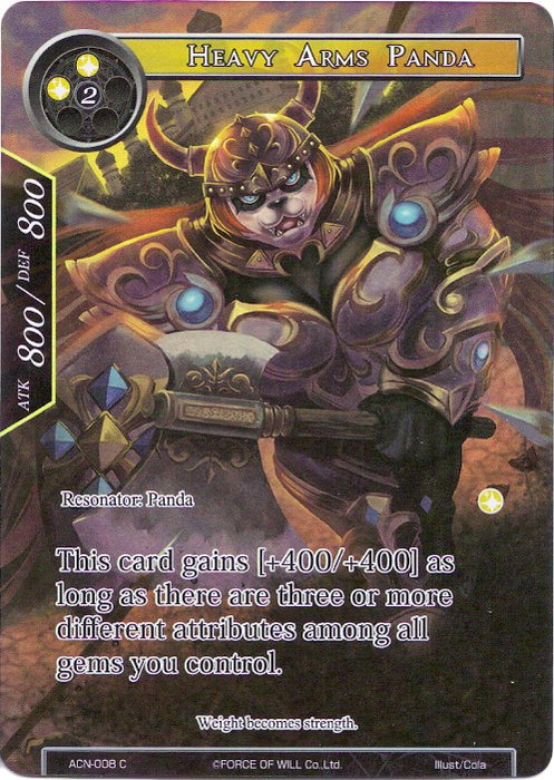 Heavy Arms Panda (Full Art) (ACN-008) [Ancient Nights]