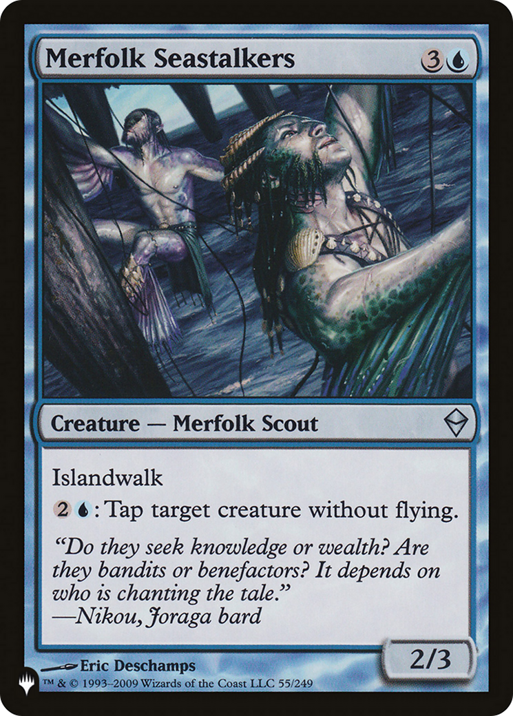 Merfolk Seastalkers (55/249) [The List Reprints]