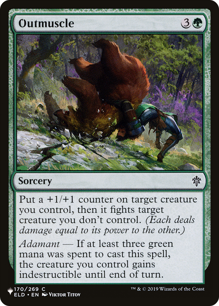 Outmuscle (170/269) [The List Reprints]