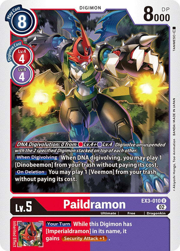 Paildramon (EX3-010 U) [Draconic Roar]