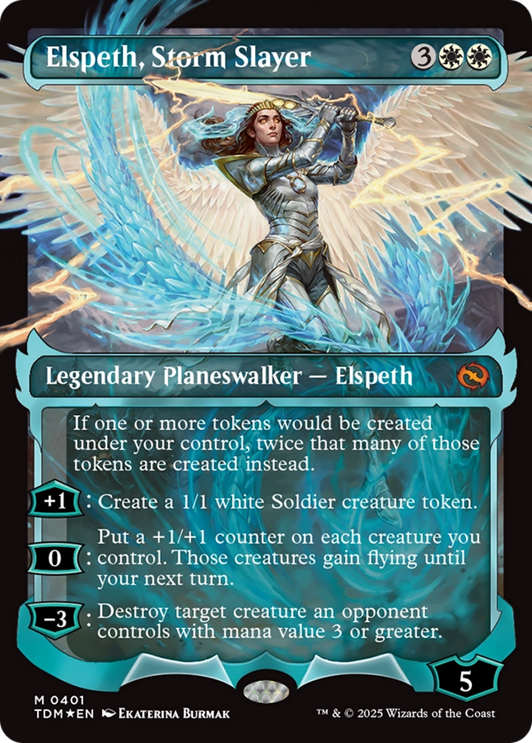Elspeth, Storm Slayer (Showcase) (401) [Tarkir: Dragonstorm]