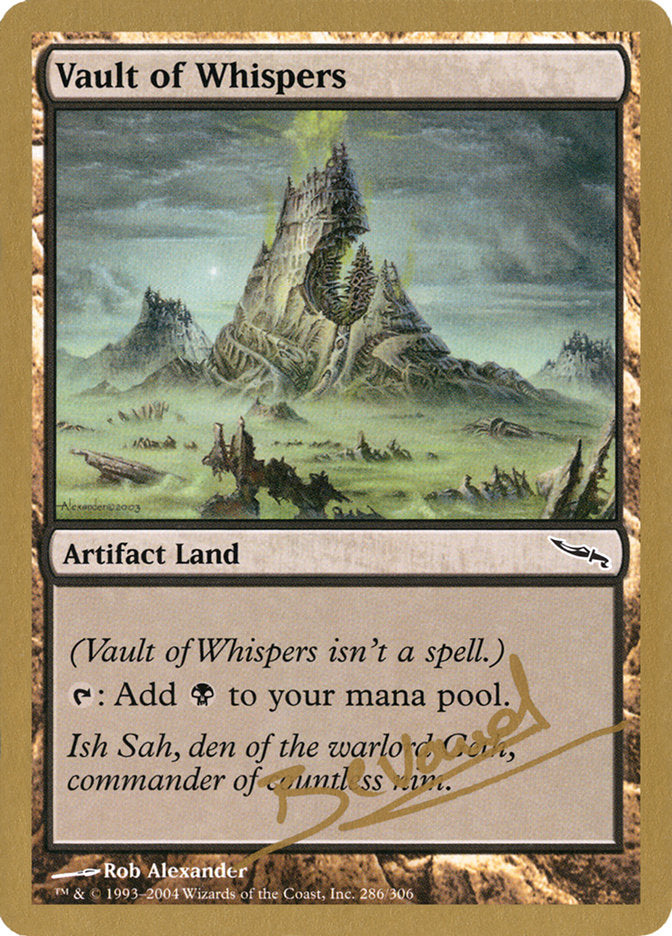 Vault of Whispers - 2004 Manuel Bevand (MRD) [World Championship Decks]