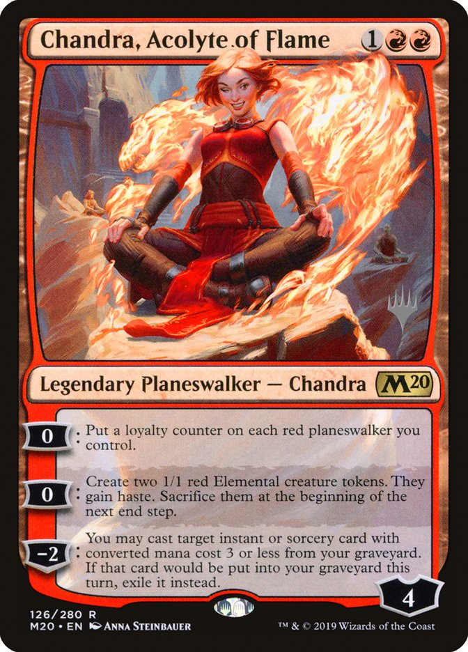 Chandra, Acolyte of Flame (126) [Promo Pack: Core Set 2020]