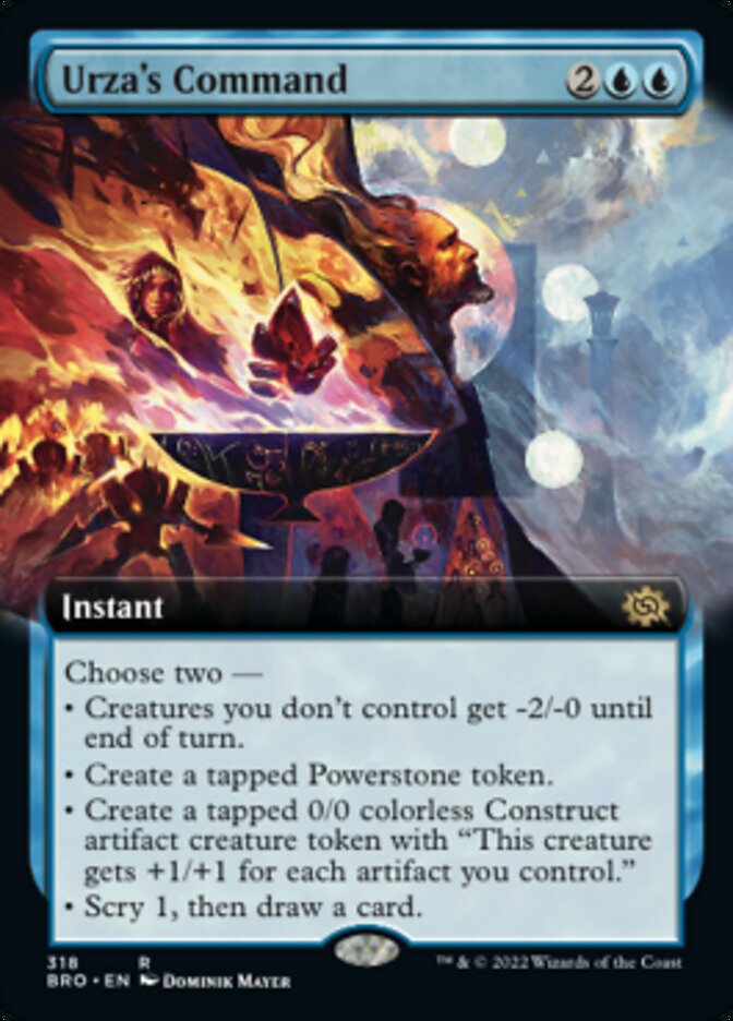 Urza's Command (Extended Art) (318) [The Brothers' War]