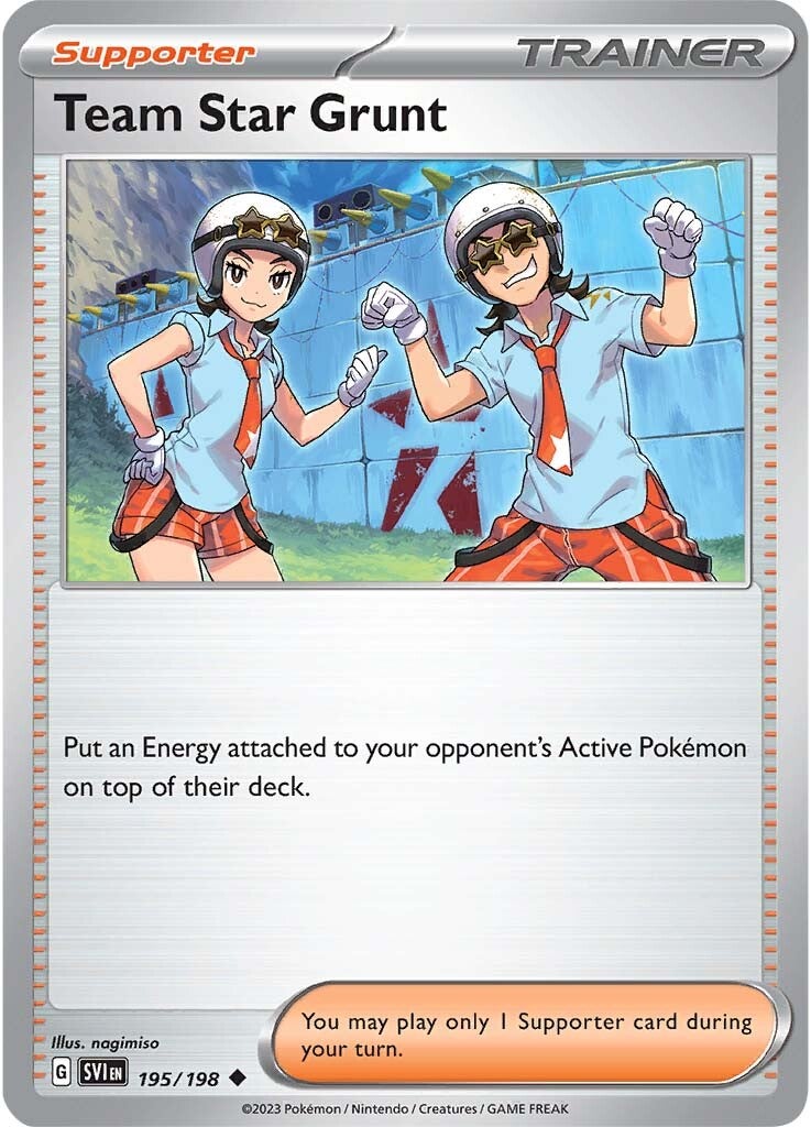 Team Star Grunt (195/198) [SV01: Scarlet & Violet Base Set]