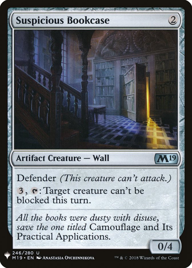 Suspicious Bookcase (246) [The List Reprints]