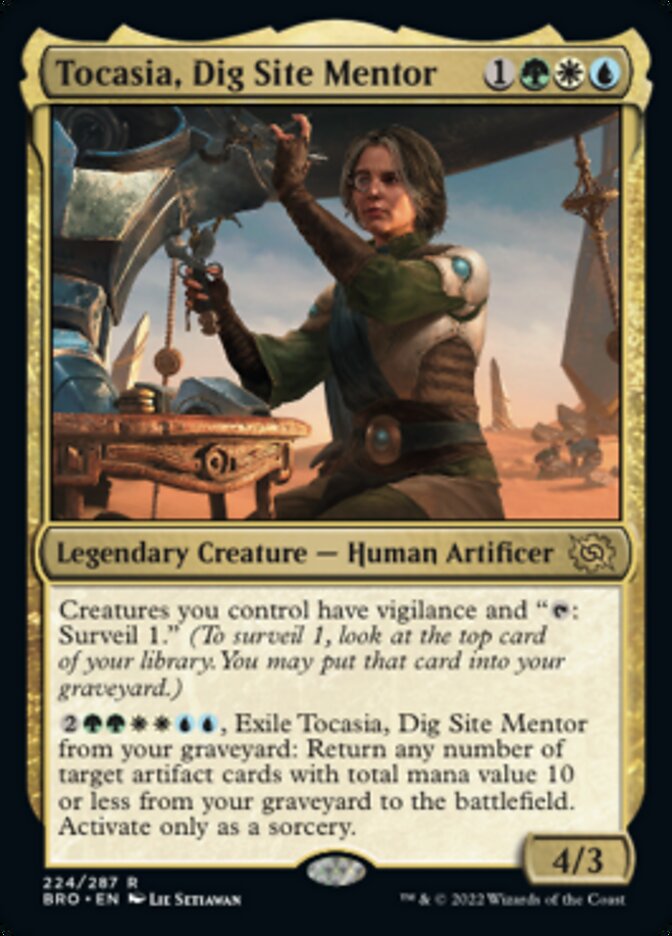 Tocasia, Dig Site Mentor (224) [The Brothers' War]
