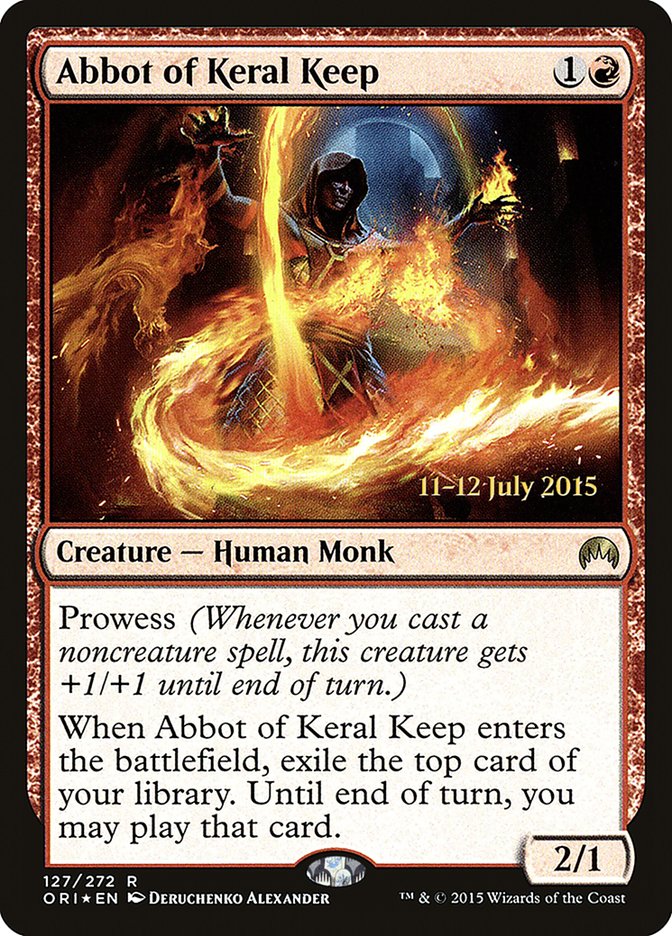 Abbot of Keral Keep (127) [Prerelease Cards]