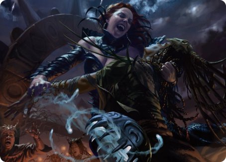 Olivia's Midnight Ambush Art Card (39) [Art Series: Innistrad: Midnight Hunt]