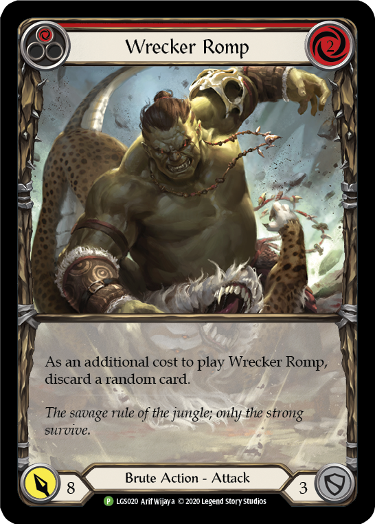 Wrecker Romp (Red) - LGS020 (LGS020) [Flesh and Blood: Promo Cards]