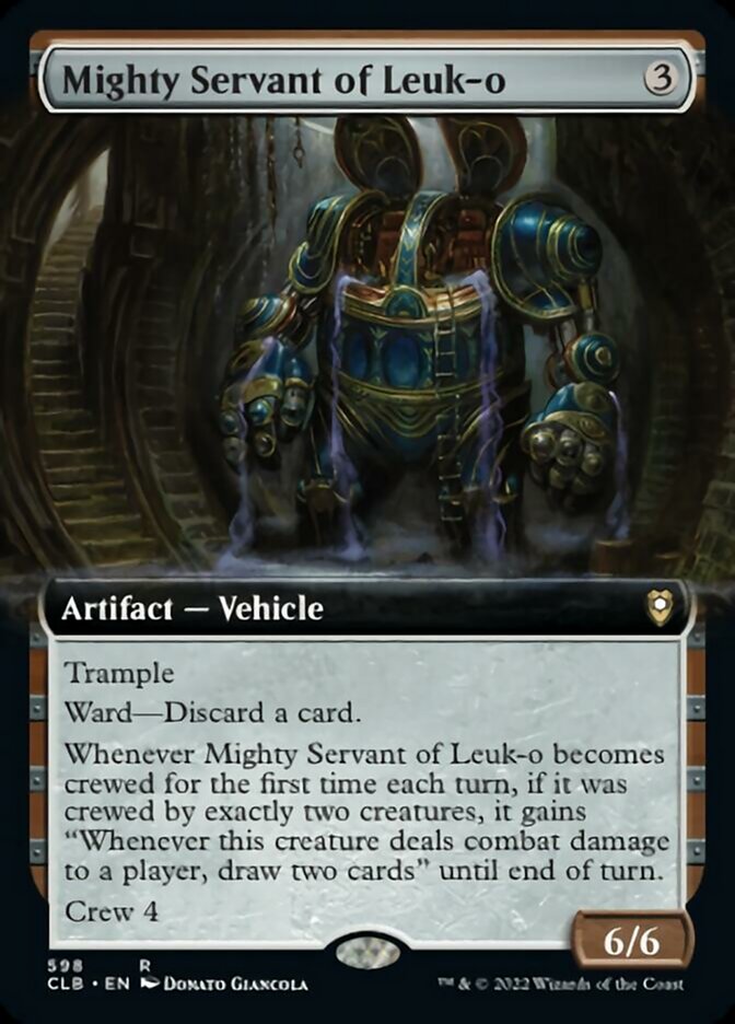 Mighty Servant of Leuk-o (Extended Art) (598) [Commander Legends: Battle for Baldur's Gate]